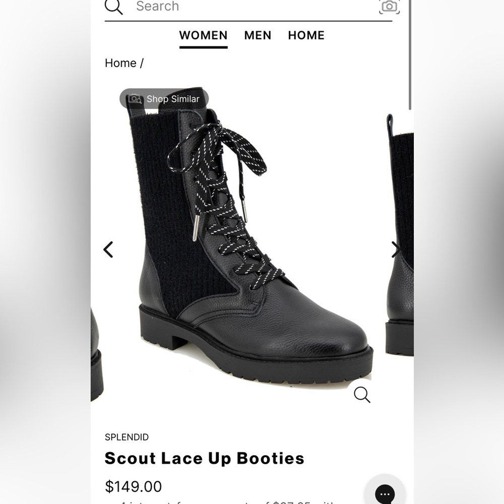 Womens brand new combat boots never worn once!!! Sold out everywhere